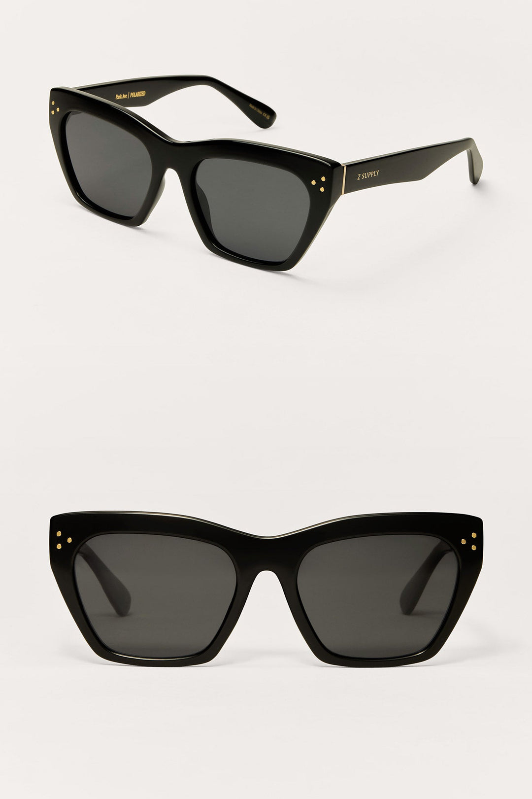 Park Ave Sunglasses - Polished Grey-Black