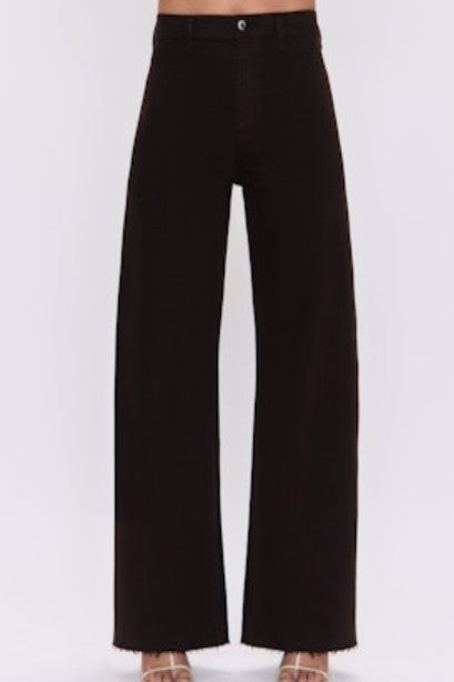 Penny High Rise Wide Leg - Mocha
