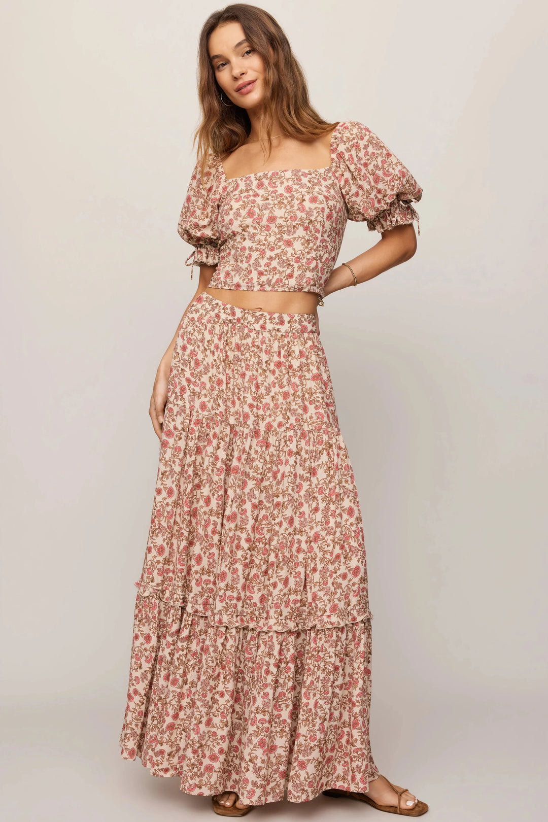 Maura Maxi Skirt - Sandshell
