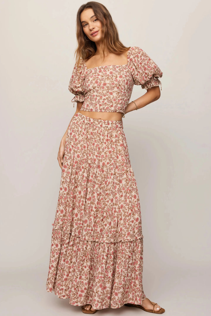 Maura Maxi Skirt - Sandshell