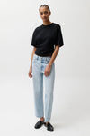 Lexi Mid Rise Bowed Straight Jean - Dolce Vita Vintage