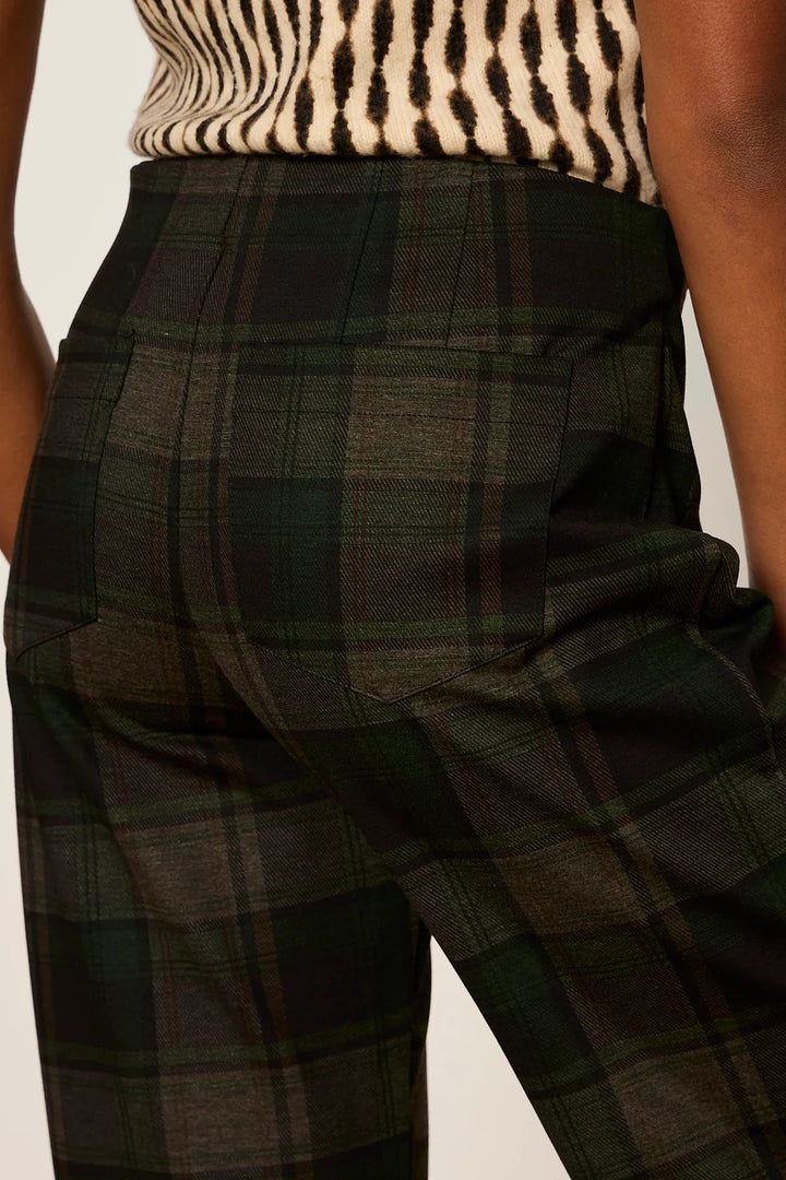 Relay Pull On Pant - Kalamata Plaid