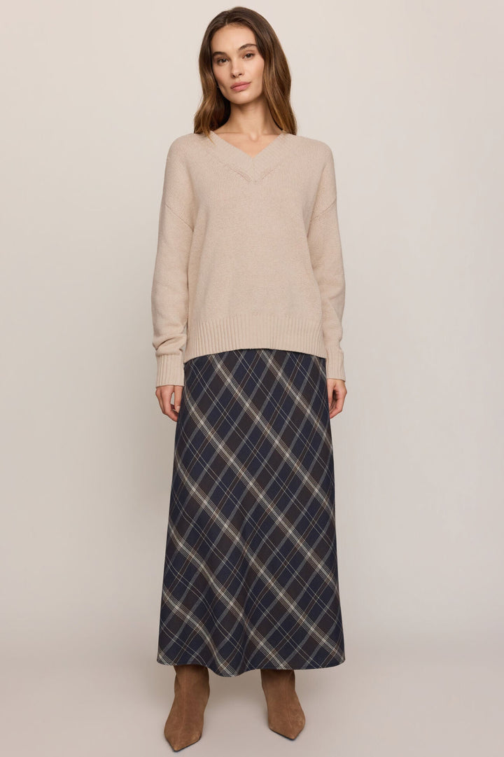 Crestview Plaid Maxi Skirt - Eclipse