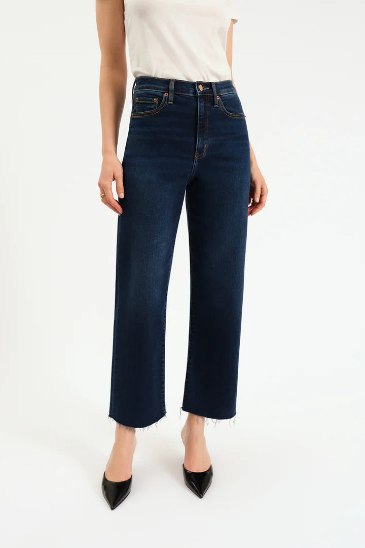 Pleaser High Rise Wide Ankle Jean - Magic Hour