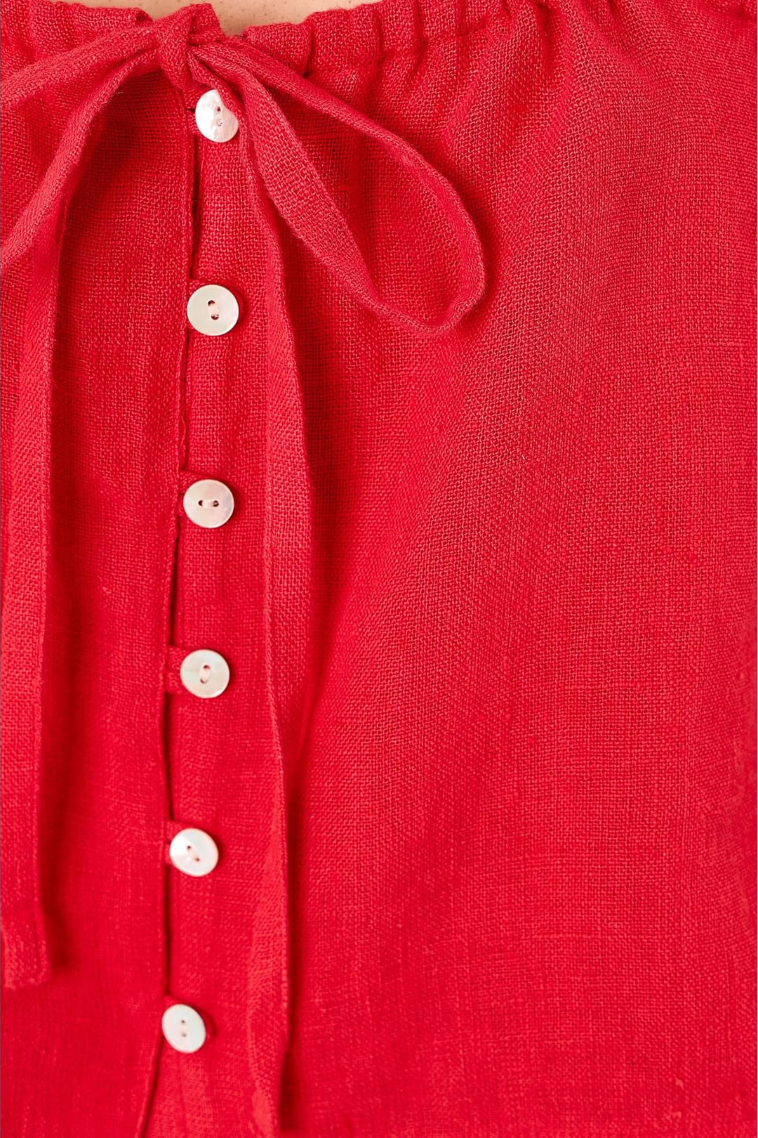 Sunny Top - Poppy Red