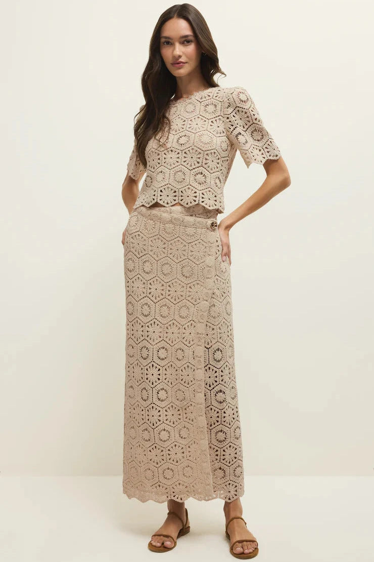 Raquel Lace Top - Natural