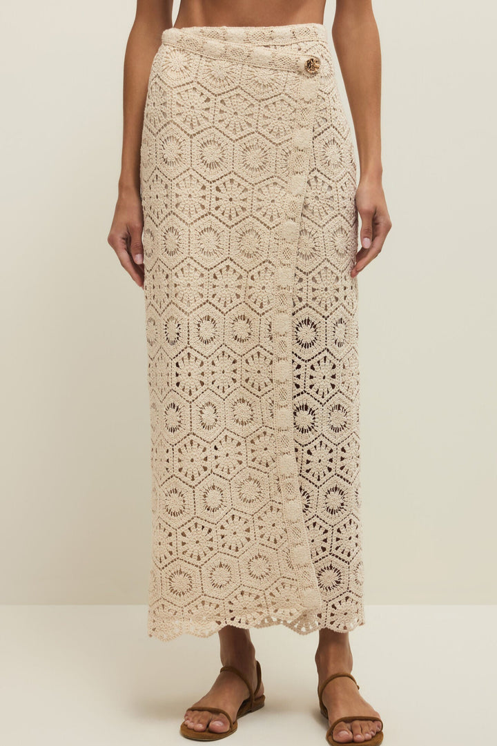 Raquel Lace Skirt - Natural