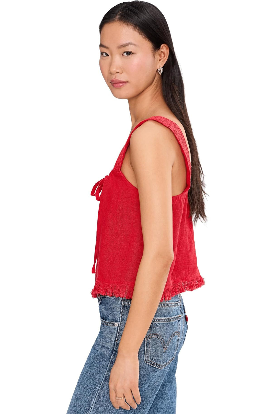 Sunny Top - Poppy Red