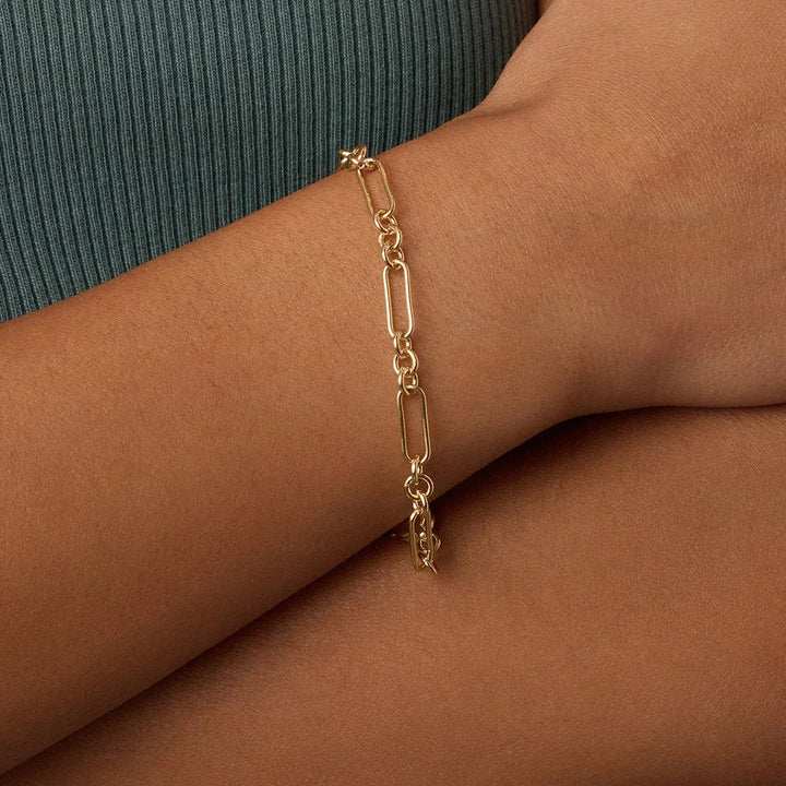 Reed Link Bracelet - Gold