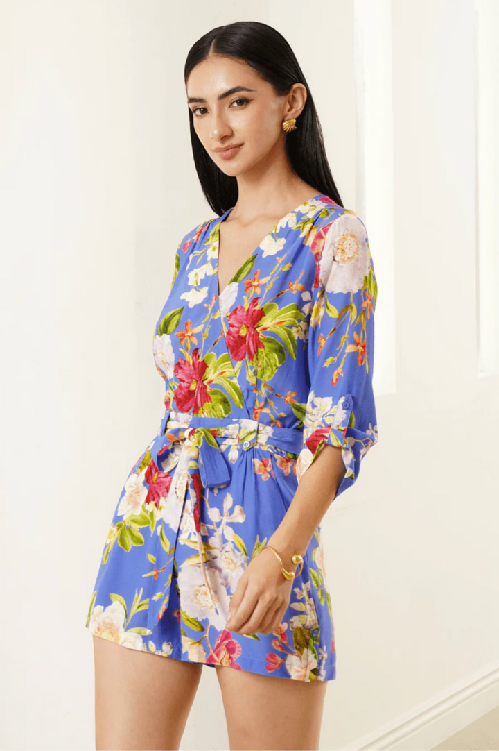 Liz Romper - Royal Blue