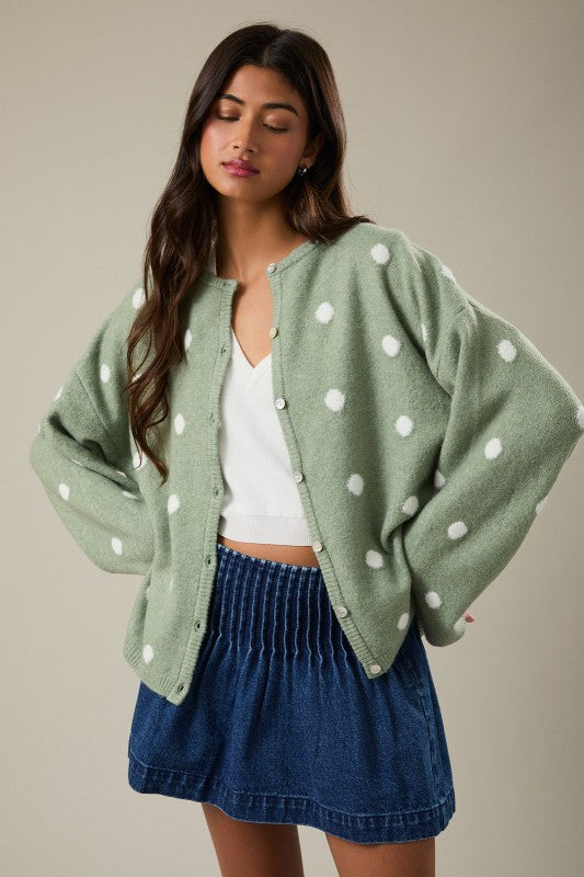 Lila Cardigan - Sage