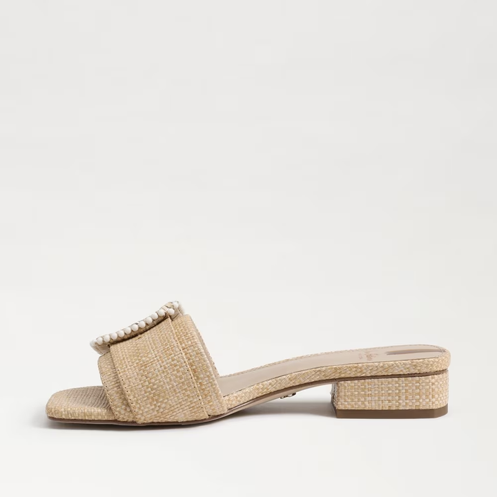 Deacon Slide Sandal- Bleached Beechwood