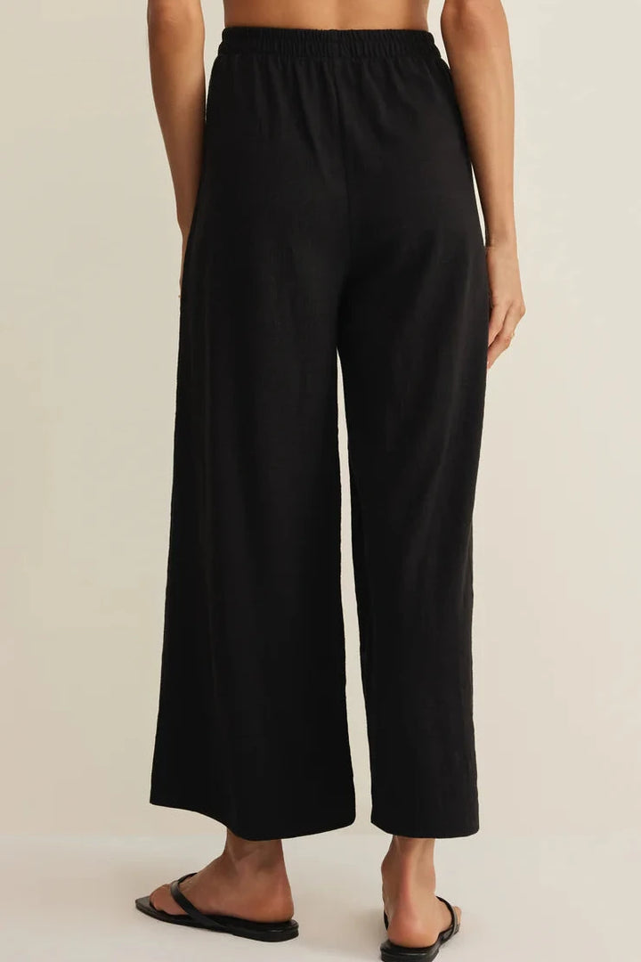 Scout Textured Slub Pant - Black