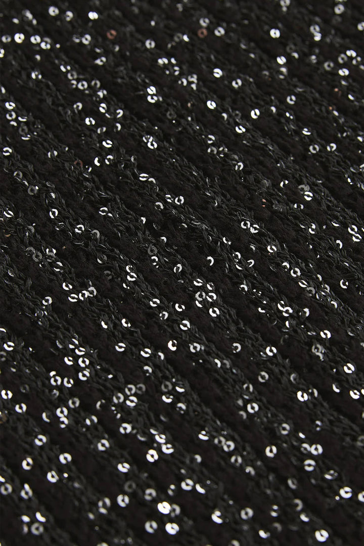 La Marca Sequin Mini Dress - Black