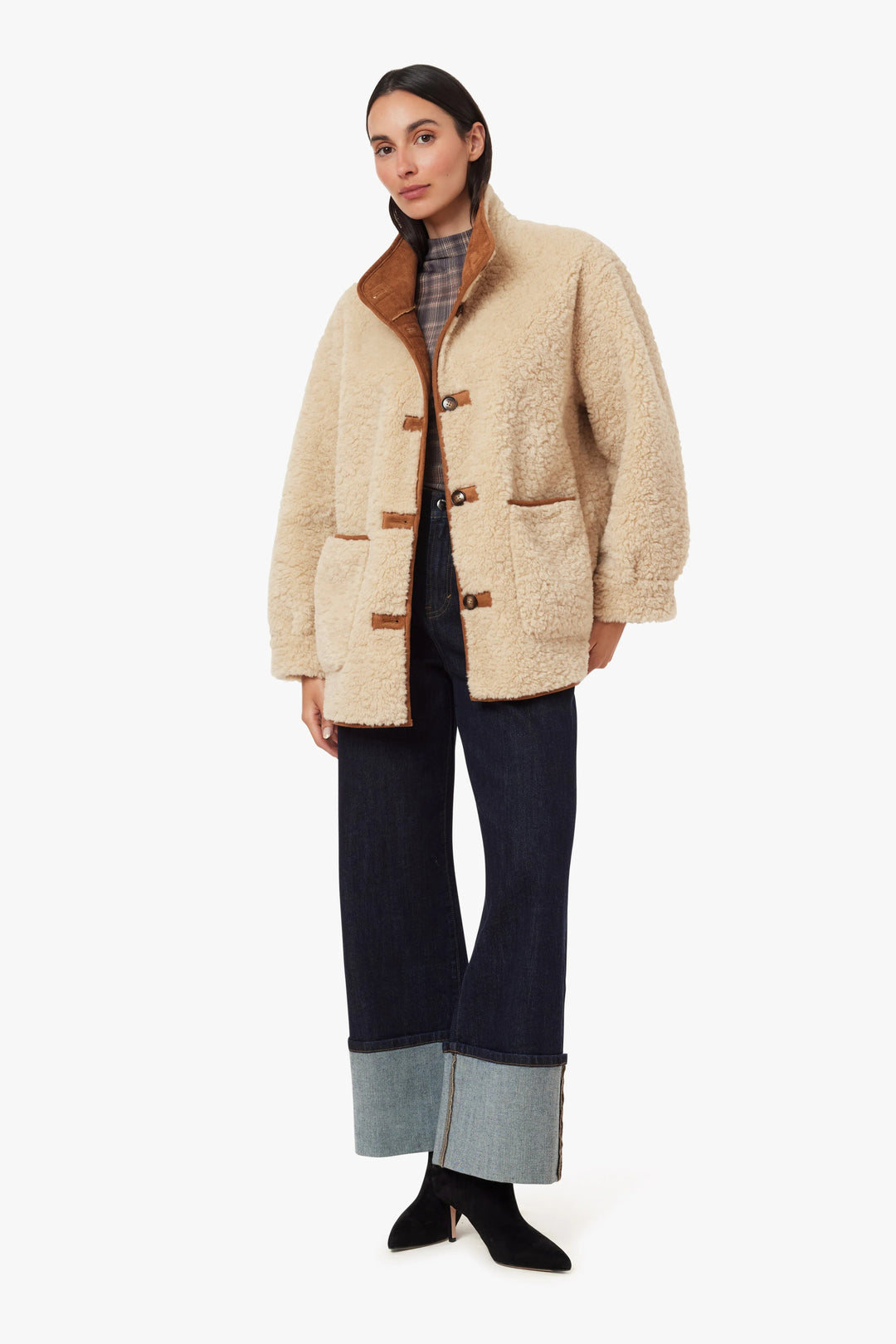Shearling Coat - Natural