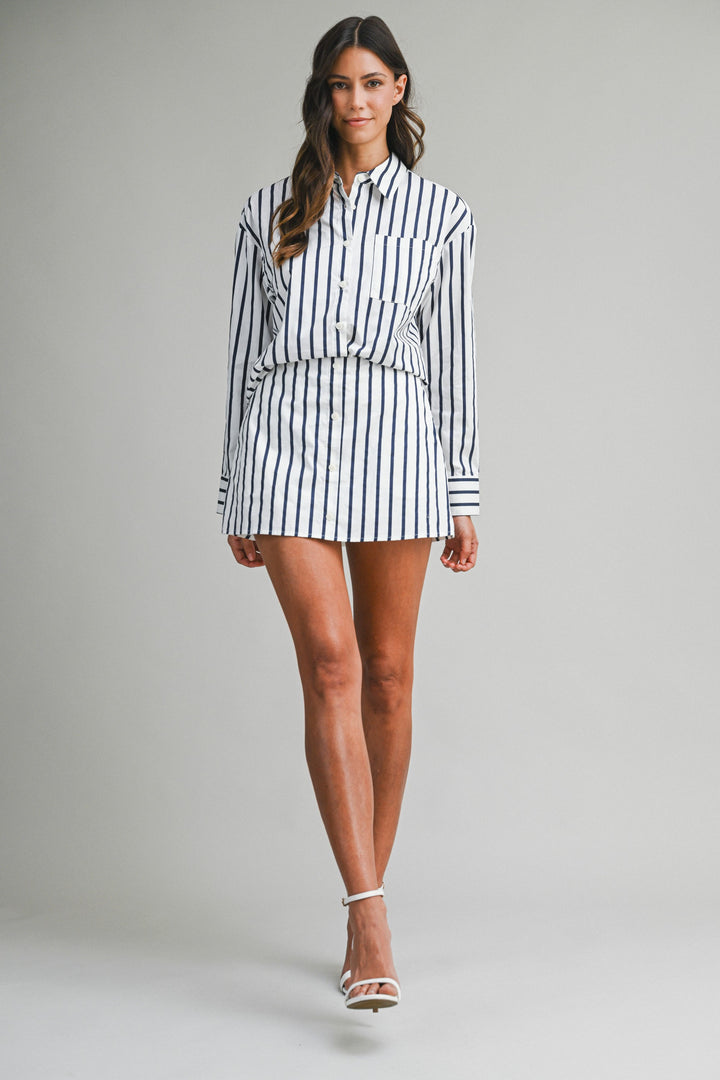 Hampton Pinstripe Set
