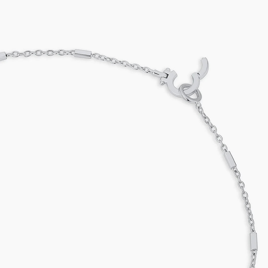 Tatum Necklace - 19 In Silver