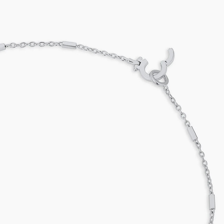 Tatum Necklace - 19 In Silver