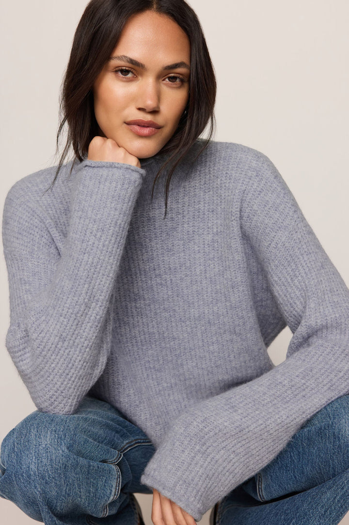 Warm Wishes Turtleneck Sweater - Silverlake