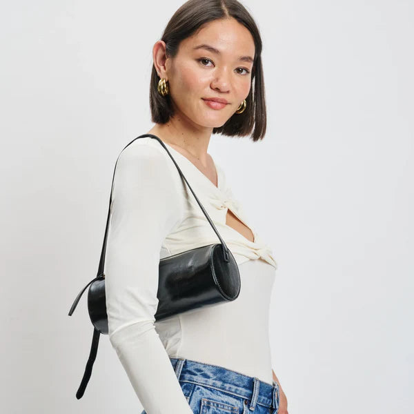 Mila Shoulder Bag - Black