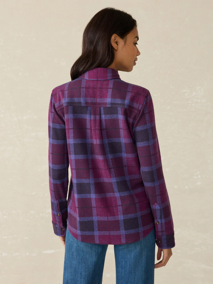 Legend Sweater Shirt - Snowberry Plaid