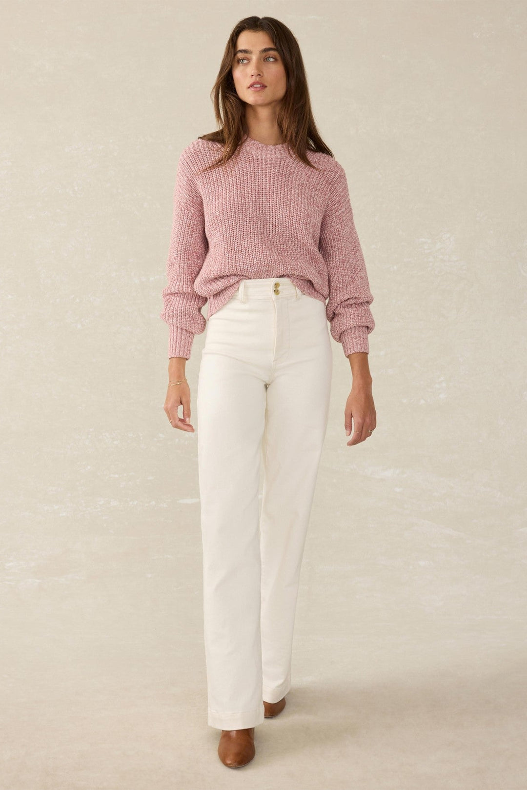 Stretch Terry Harbor Pant - Egret