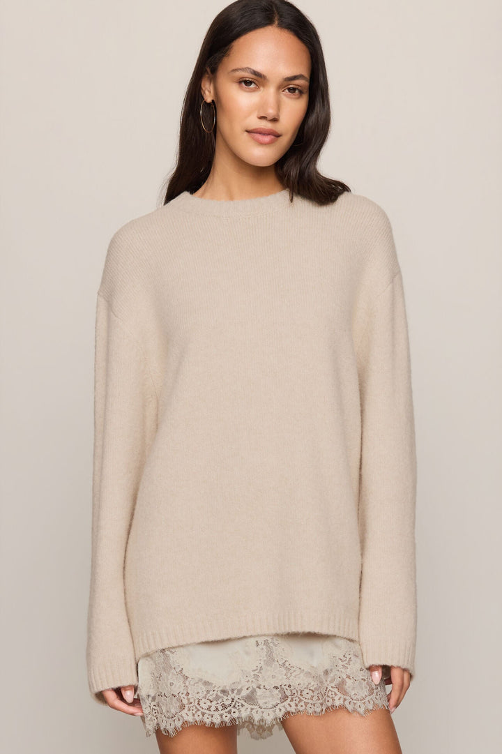 Chill Mode Sweater - Frosted Pearl