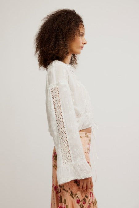 Sweet Love Blouse - Egret