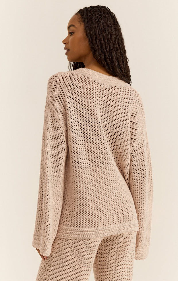 Kiami Crochet Sweater - Natural