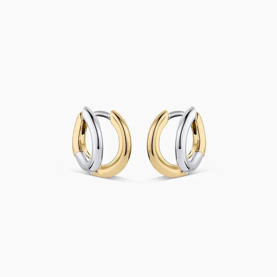 Taner Double Huggies - Gold & Silver