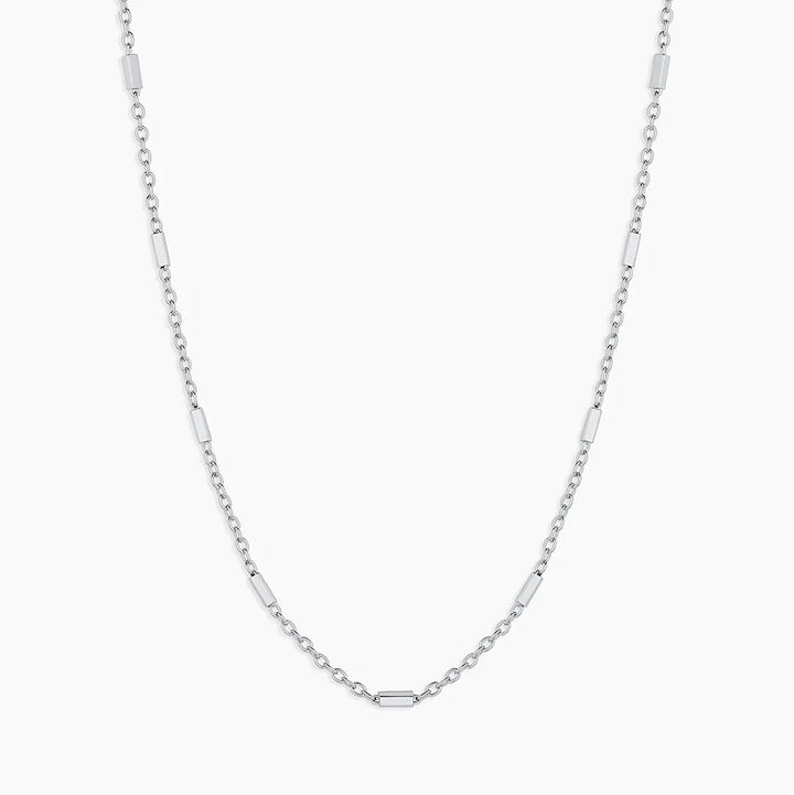 Tatum Necklace - 19 In Silver