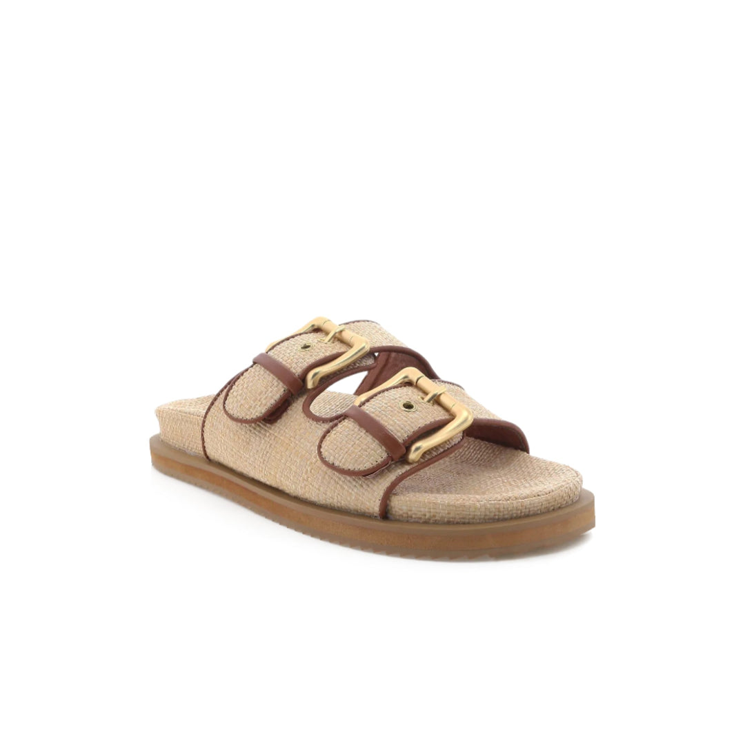 Tenley Sandal - Natural Raffia