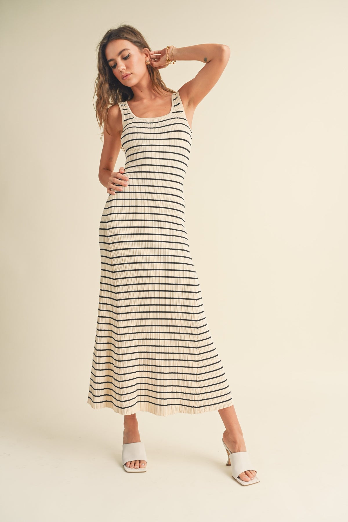 D5410 Knit Three Piece Dress main image 1
