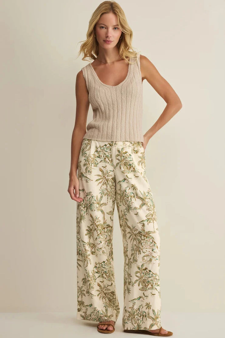 Overlook Tiki Tide Pant - Island Coconut