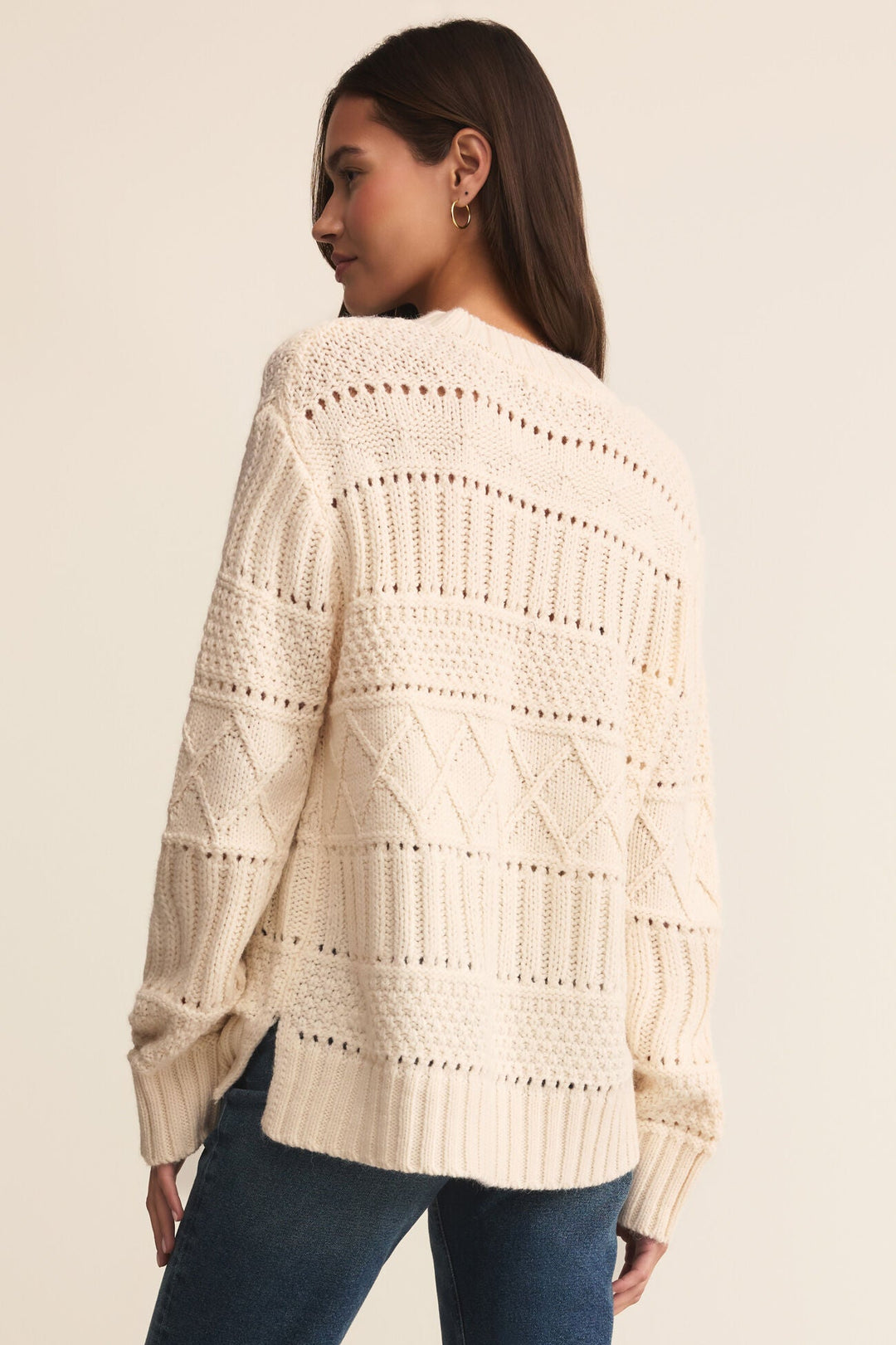 Cento Cable Sweater - Warm White