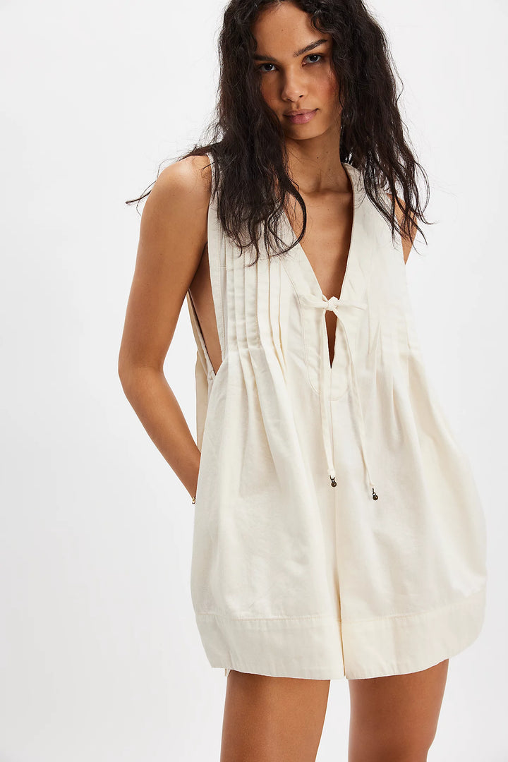 Webster Romper - Ecru