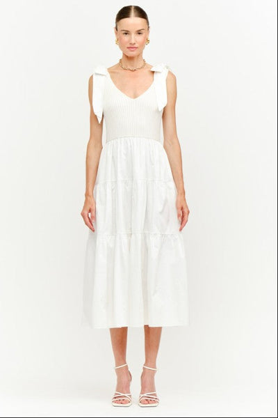 Sienna Midi Dress - Off White