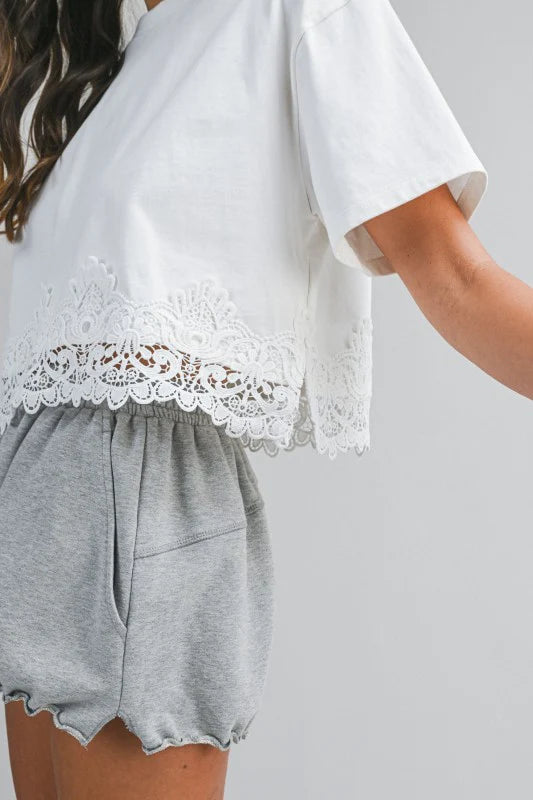 Sophie Lace Trim Top