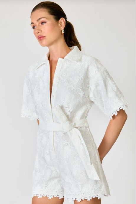 Toscana Romper - White