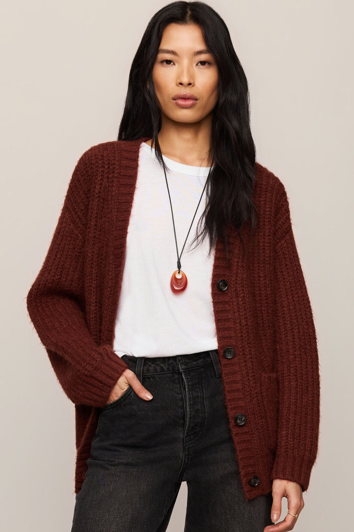 Whitmore Cardigan - Velvet Rouge