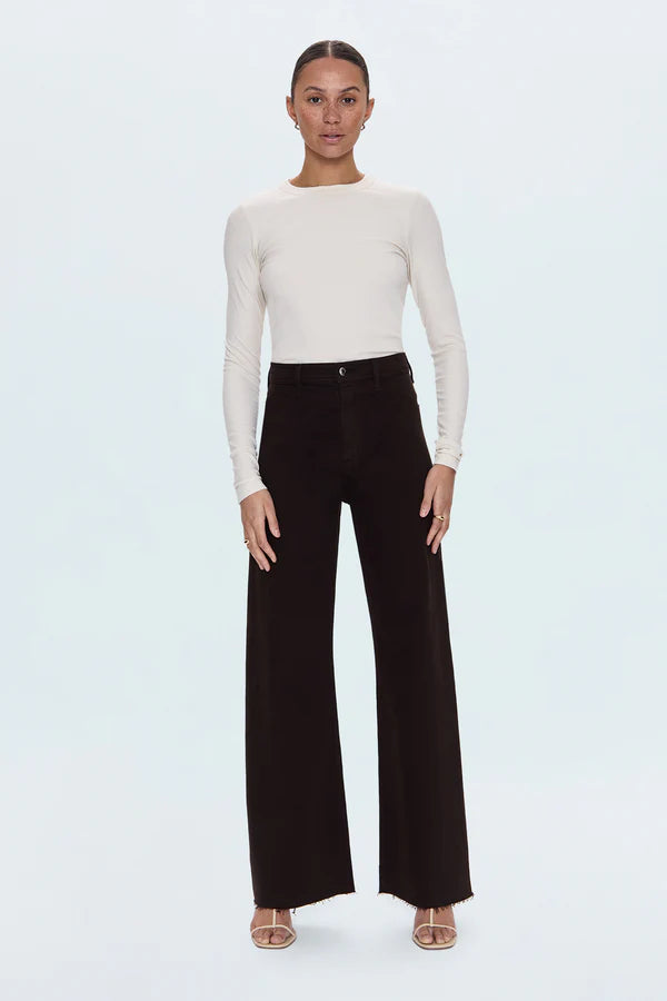 Penny High Rise Wide Leg - Mocha