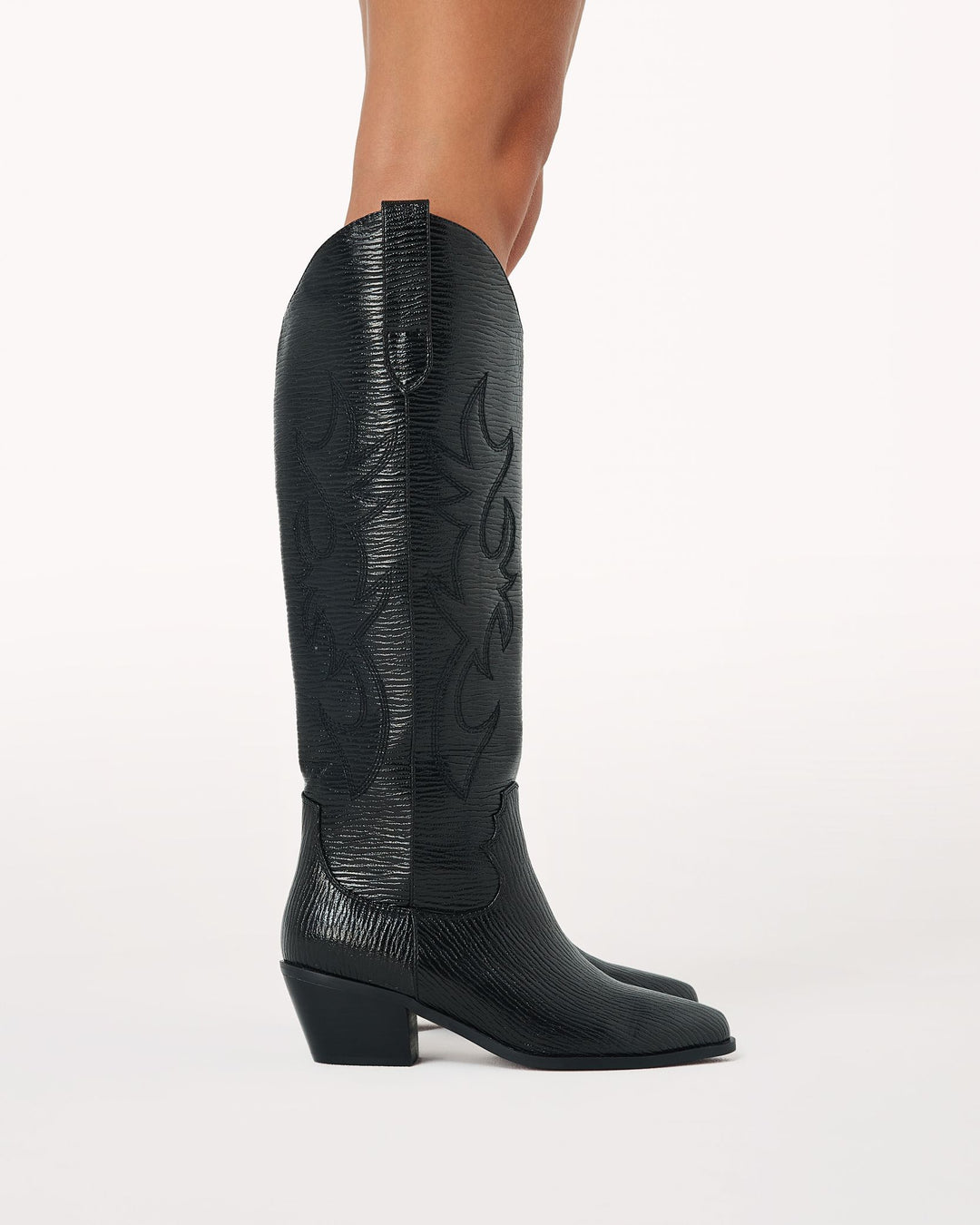 Urson Cowboy Boot- Black