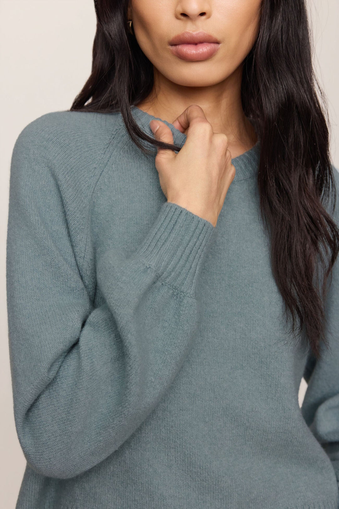 Coming Up Sweater - Soft Succulent - Detail