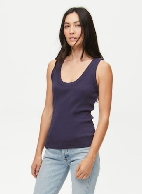 Nelly Scoop Neck Tank - Admiral