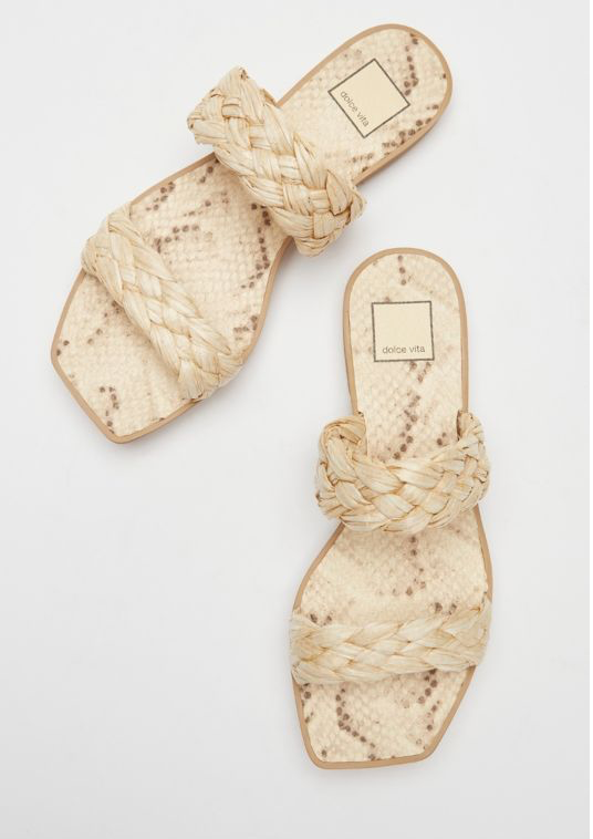 Indy Raffia Sandal