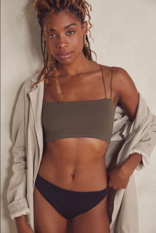 Play Date Bralette- Deep Olive