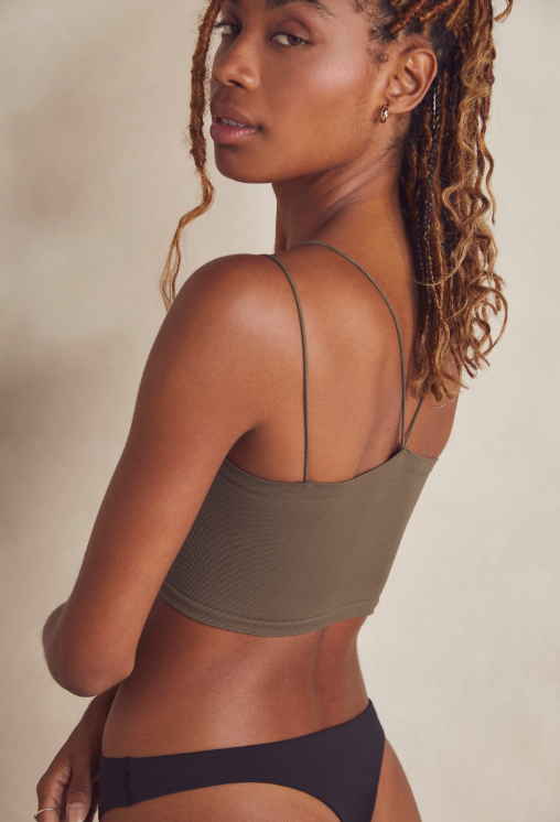 Play Date Bralette- Deep Olive