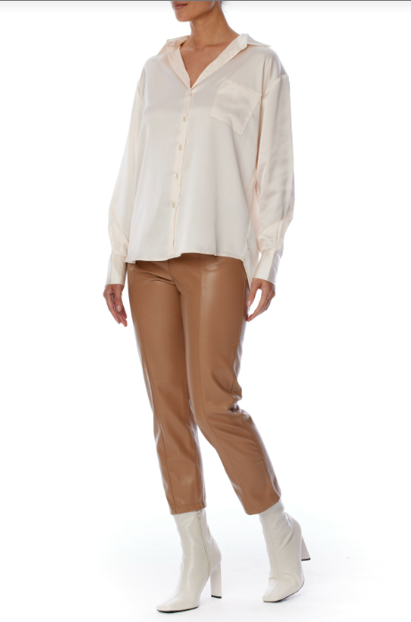 Smith Button Up Blouse - Ivory