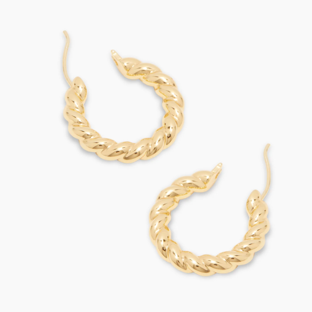 Crew Hoops- Gold