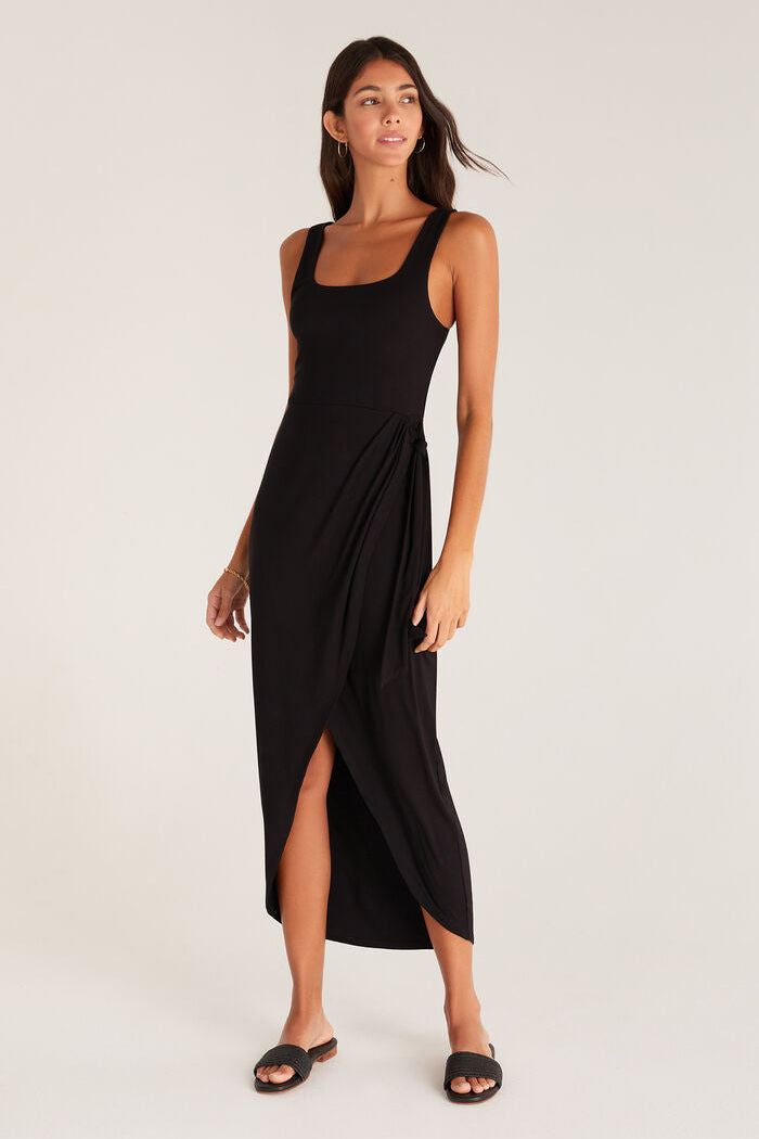 Dreamland Sarong Dress - Black